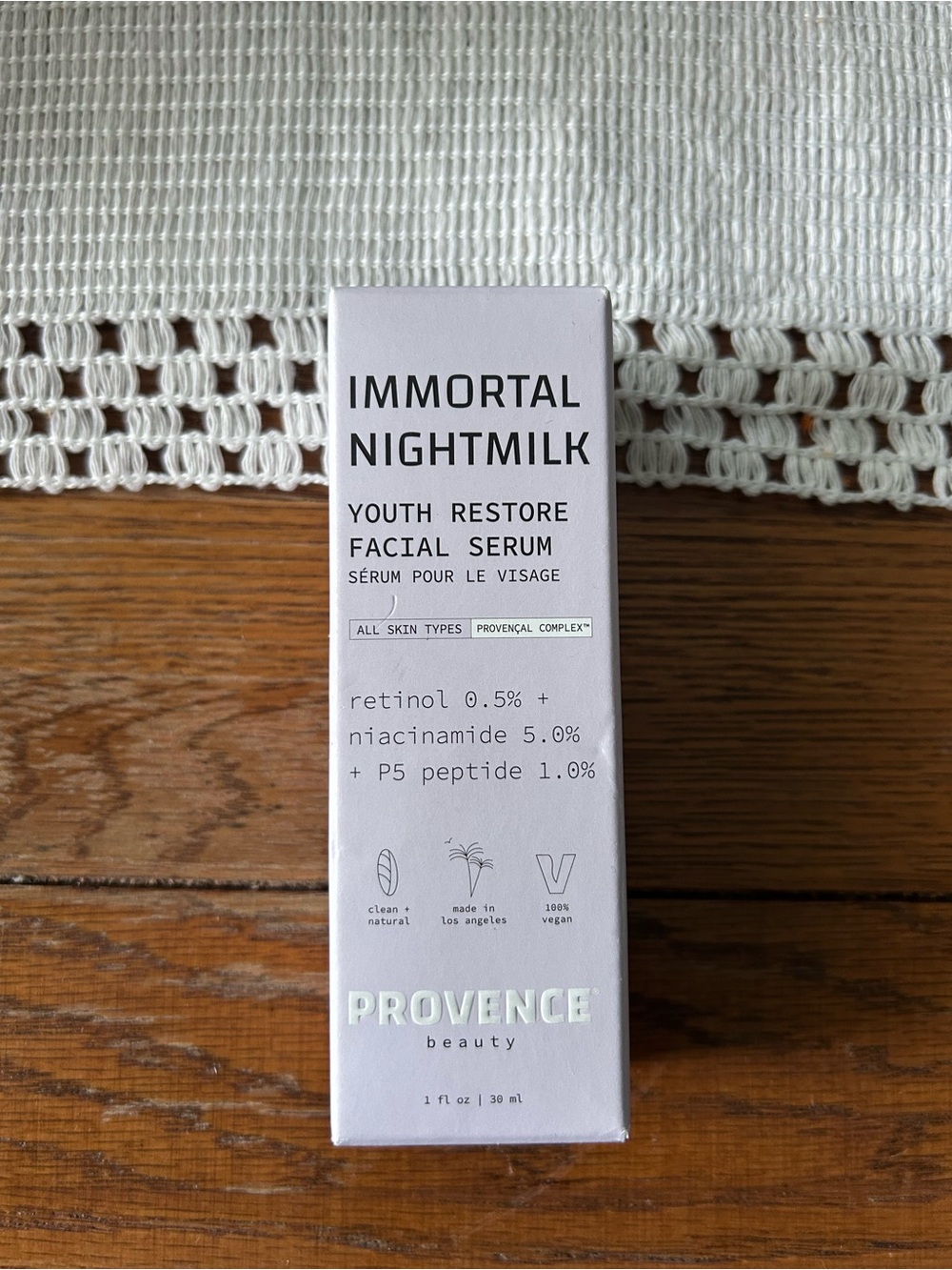 Provence beauty immortal nightmilk facial serum